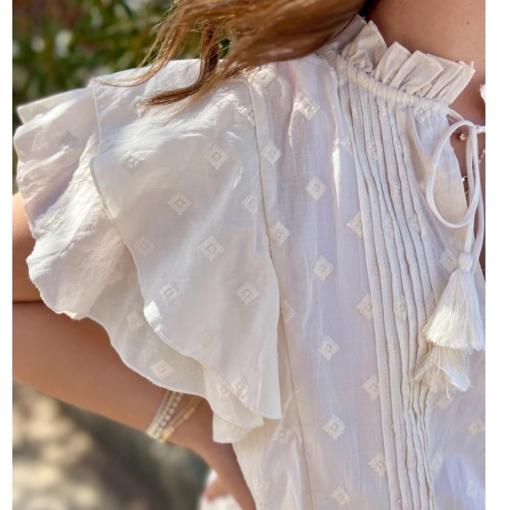 Bishop + Young 'Cleo' Ruffled Top - Picture 4 of 8